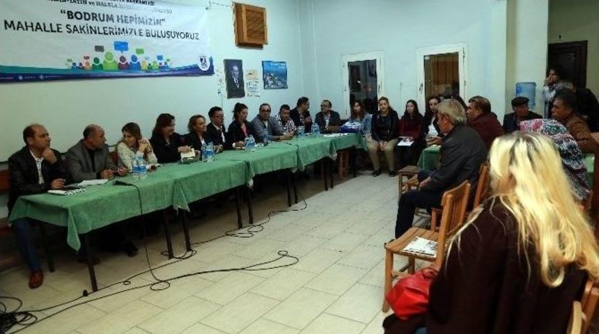 Bodrum’da Mahalle Toplantıları Devam Ediyor