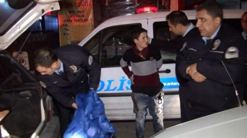 (&ouml;zel Haber) Polisten Ka&ccedil;an Hırsızlar Yakayı Ele Verdi