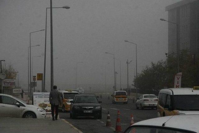 Diyarbakır&rsquo;da Sis Hayatı Olumsuz Etkiledi 1