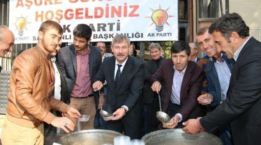 Ak Parti Saruhanlı&rsquo;da Aşure Dağıttı