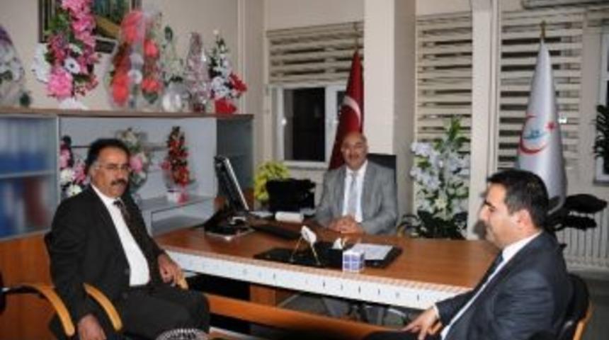 Rekt&ouml;r Yılmaz&rsquo;dan Başhekim &Ccedil;ağa&ccedil;&rsquo;a Ziyaret