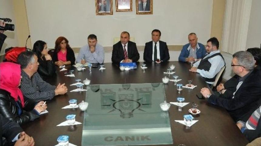 Ak Parti Canik İl&ccedil;e Y&ouml;netimi Toplandı