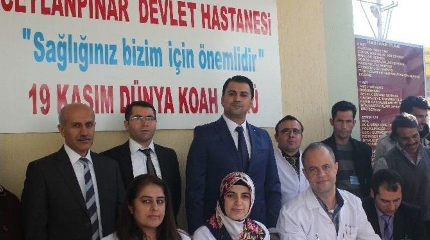Ceylanpınar Devlet Hastanesi&rsquo;nde &lsquo;koah&rsquo; Standı