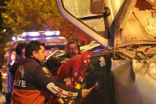 Başkent’te Trafik Kazası: 1 Yaralı