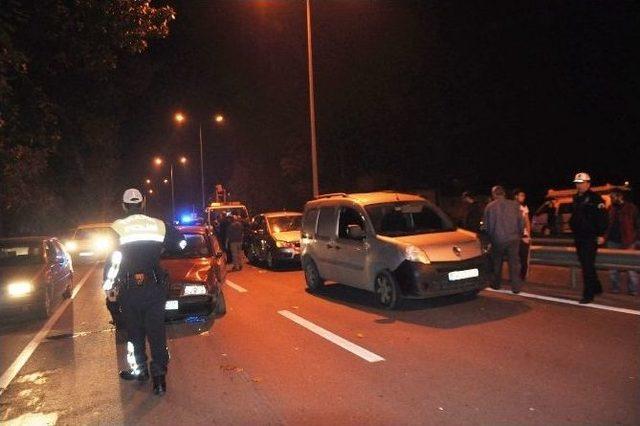 Sakarya’da Zincirleme Trafik Kazası: 1 Yaralı