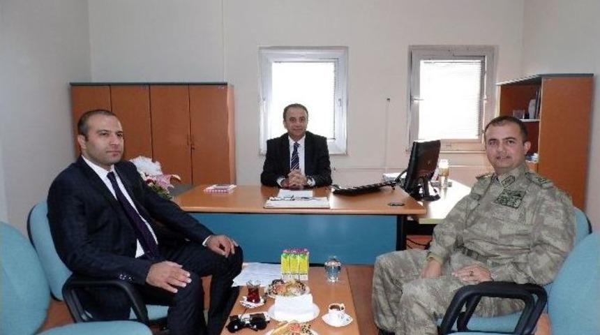 Jandarma Komutanından Ziraat Bankası&rsquo;na Ziyaret