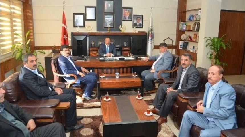 Sancak Belediye Başkanı, Başkan Toltar&rsquo;ı Ziyaret Etti