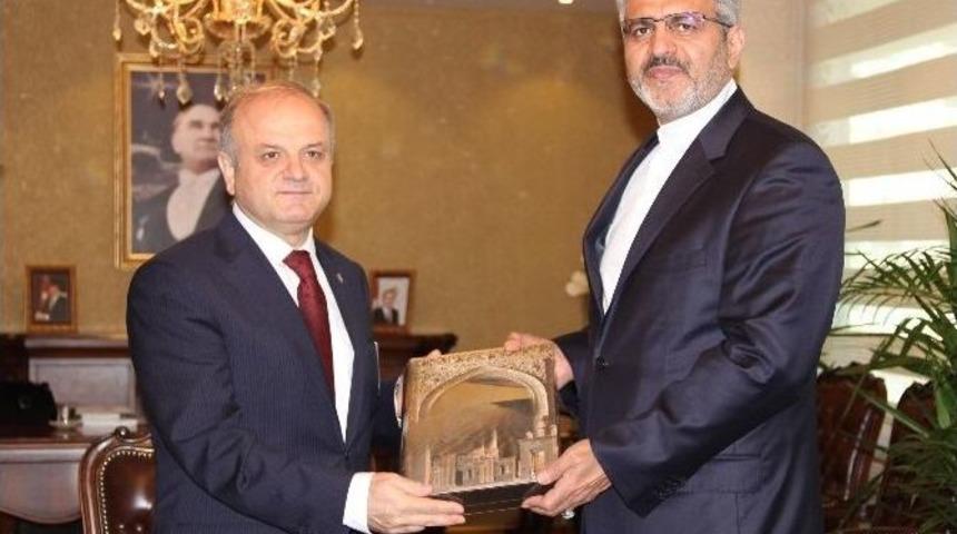 İran&rsquo;ın Ankara B&uuml;y&uuml;kel&ccedil;isi Bikdeli Mersin&rsquo;de