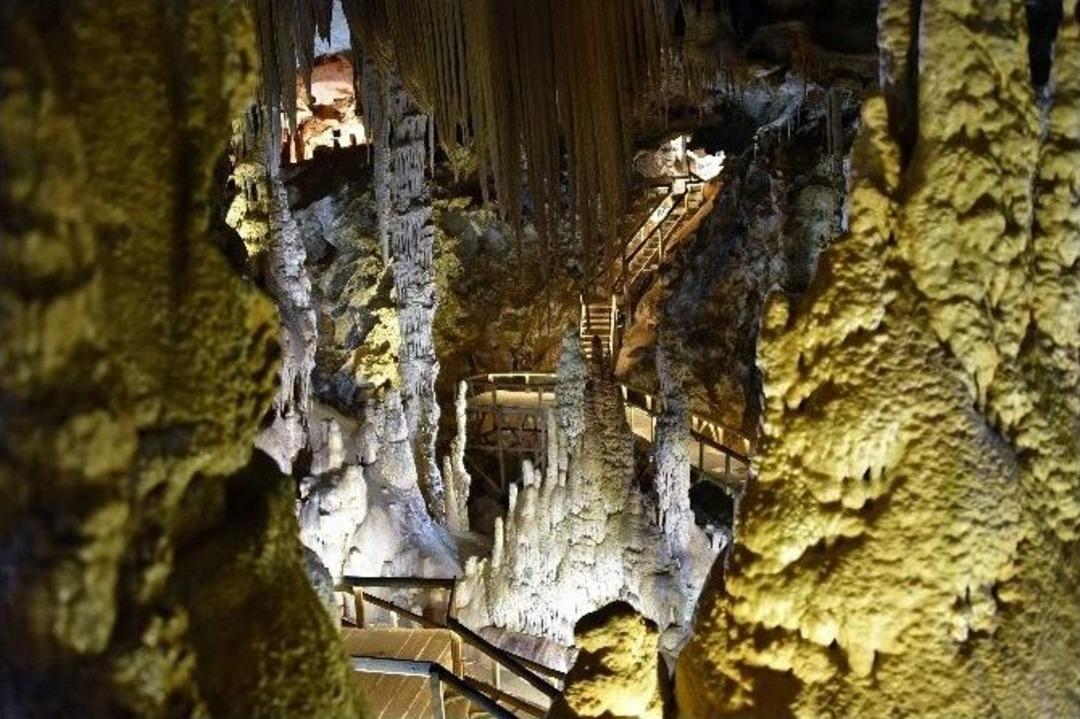 Karaca Mağarasına Bayram Tatilinde Ziyaret&ccedil;i Akını