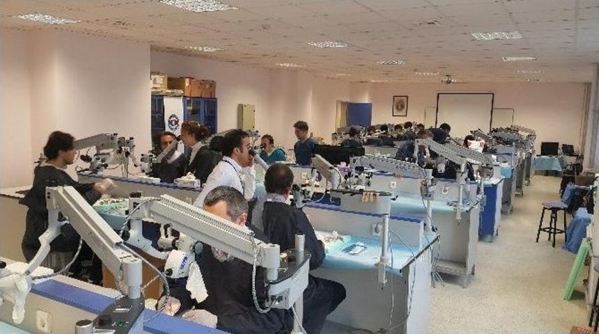 Mikrocerrahi Kursu&rsquo;nda Pratik Eğitim Başladı