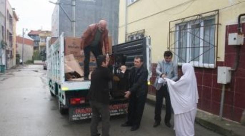 G&uuml;rsu Belediyesi Soba Dağıttı