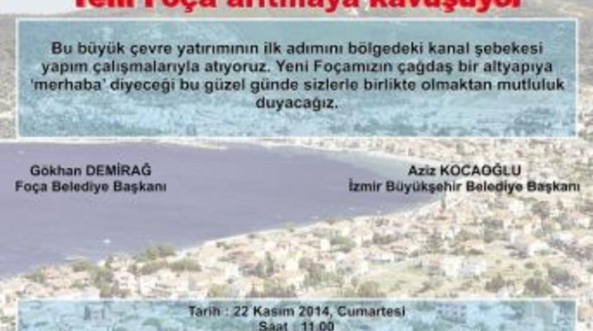 Yeni Fo&ccedil;a&rsquo;dan &Ccedil;ağdaş Altyapıya &ldquo;merhaba&rdquo;