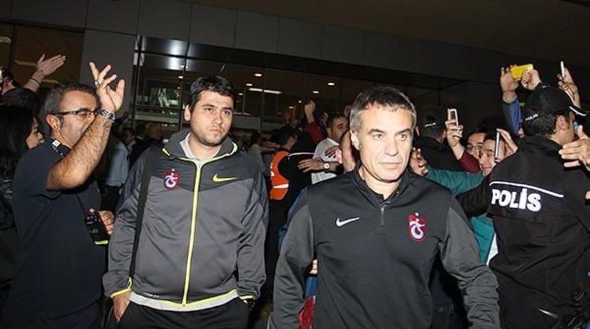 TRABZONSPOR'A İSTANBUL'DA COŞKULU KARŞILAMA