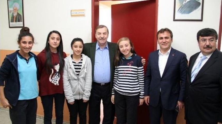 Başkan Kadıoğlu&rsquo;dan Okul Ziyareti