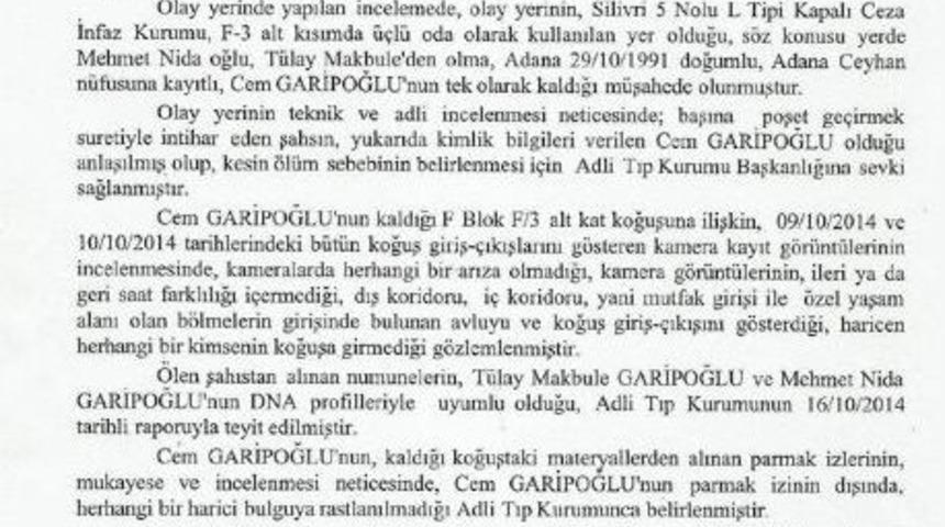 Garipoğlu&rsquo;nun Kesin &Ouml;l&uuml;m Nedeni A&ccedil;ıklandı