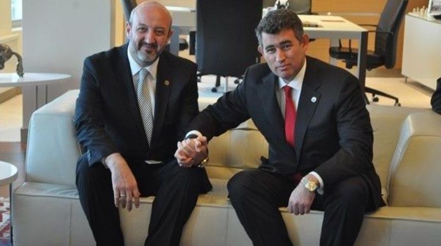 Baro Başkanı Fevzi Kona&ccedil; Tbb Başkanı Metin Feyzioğlu&rsquo;nu Ziyaret Etti