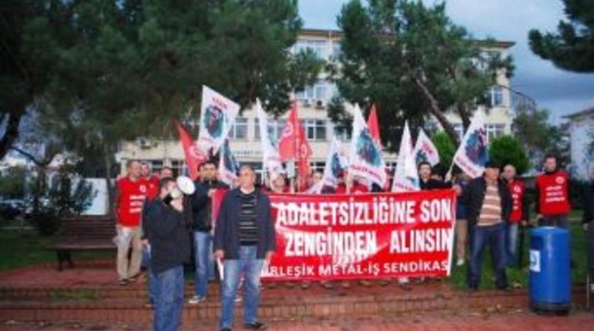 Prysmian İşçileri Vergi Adaleti İstedi