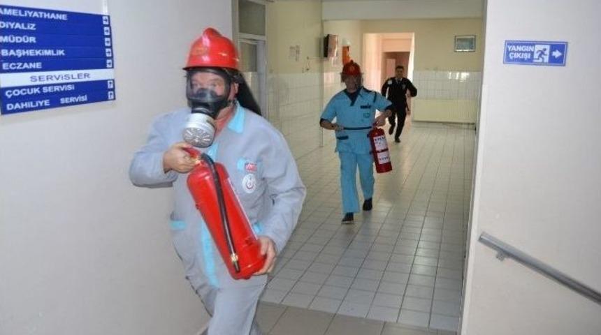 Kula&rsquo;da Ger&ccedil;eği Aratmayan Tatbikat