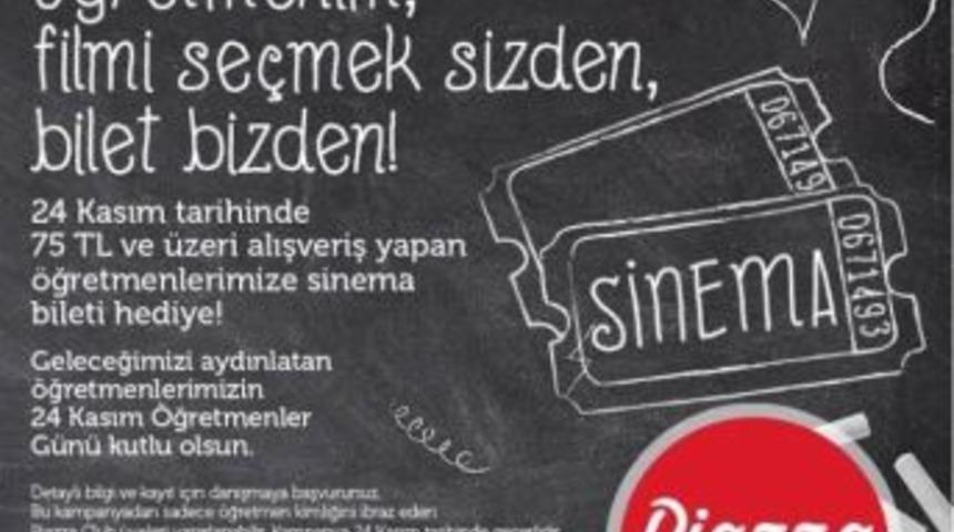 &Ouml;ğretmenler&rsquo;e Sinema Bileti Hediye
