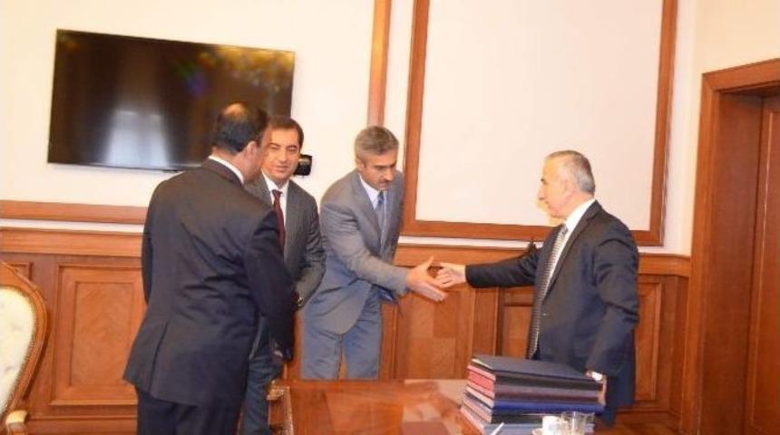 Mtb&rsquo;den Vali S&uuml;leyman Kam&ccedil;ı&rsquo;ya Hayırlı Olsun Ziyareti