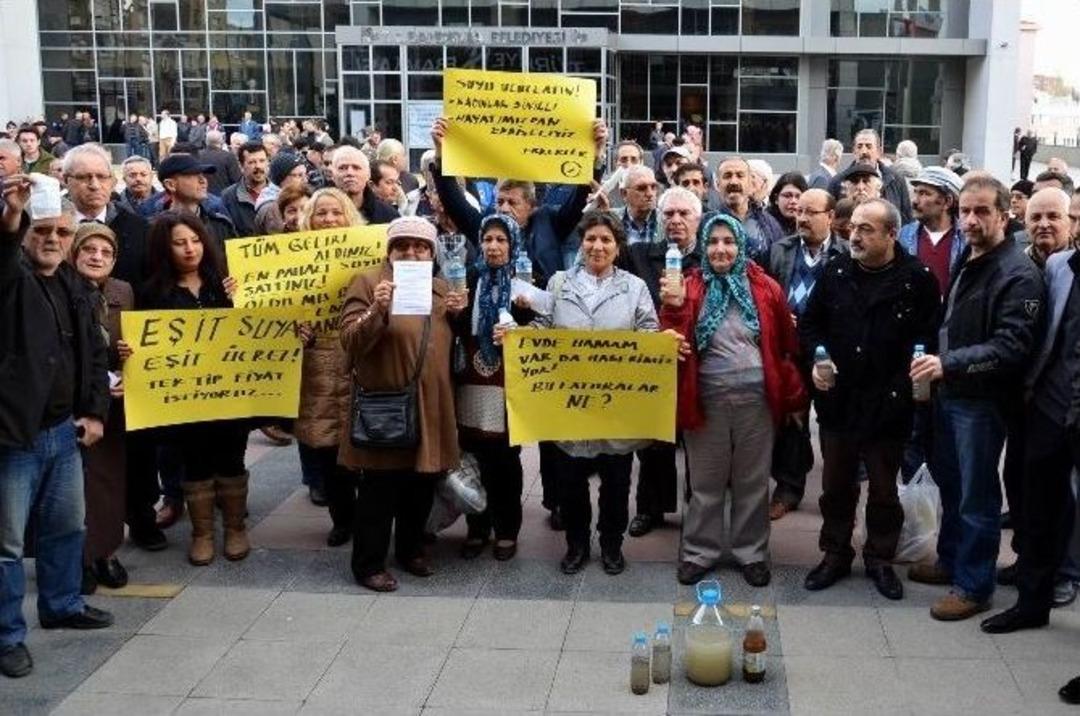 Bandırma&rsquo;da Su Eylemi