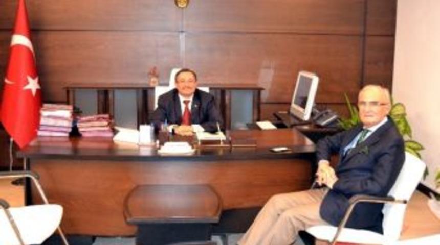 Başkan Yılmaz&rsquo;dan Kaymakam Atlamaz&rsquo;a Ziyaret