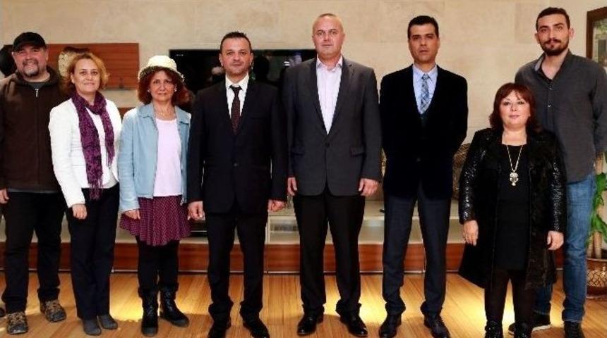 Bik Muğla Şube M&uuml;d&uuml;r&uuml; Bahşişoğlu&rsquo;ndan Bodrum Belediyesine Ziyaret