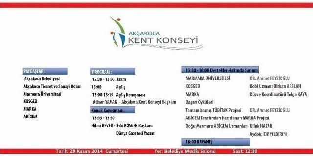 Akçakoca Kent Konseyinden Panel Düzenlenecek