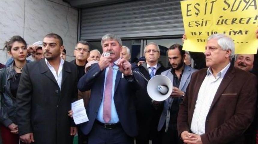 BANDIRMA’DA SU ZAMLARI PROTESTO EDİLDİ