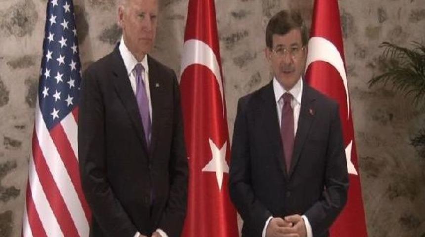 DAVUTOĞLU VE BİDEN BASIN TOPLANTISI D&Uuml;ZENLEDİ