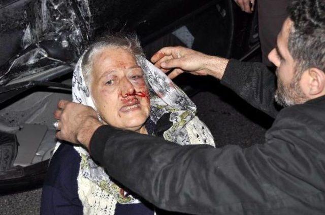 D-100 DE &Ccedil;ARPIŞIP METROB&Uuml;S YOLUNA GİRDİLER 1