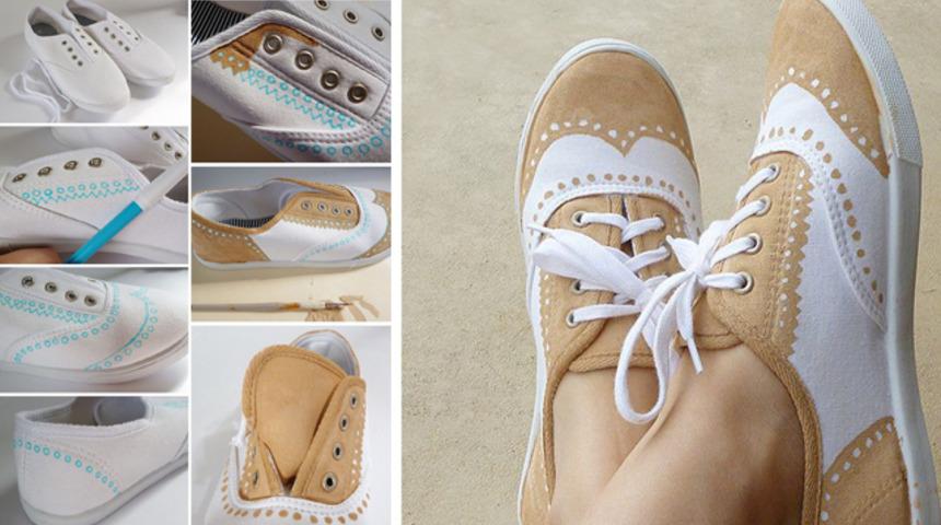 Eski ayakkabıları yeniliyoruz