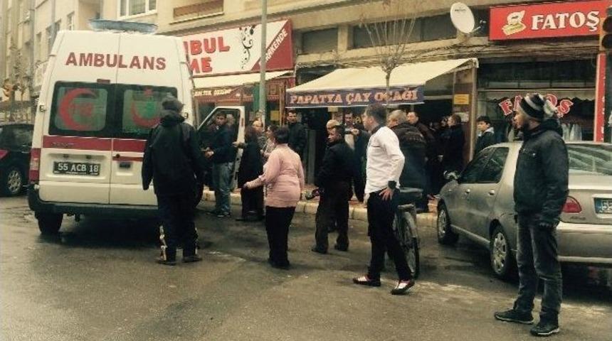 Asans&ouml;r Boşluğuna D&uuml;şen Kadın Yaralandı