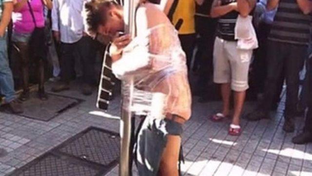 Sokak ortasında dehşet!