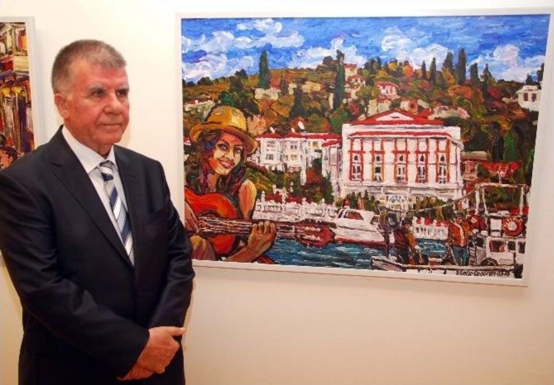 Ressam Galip &Ouml;zg&ouml;ren, Sanko Sanat Galerisi&rsquo;nde Sergi A&ccedil;tı