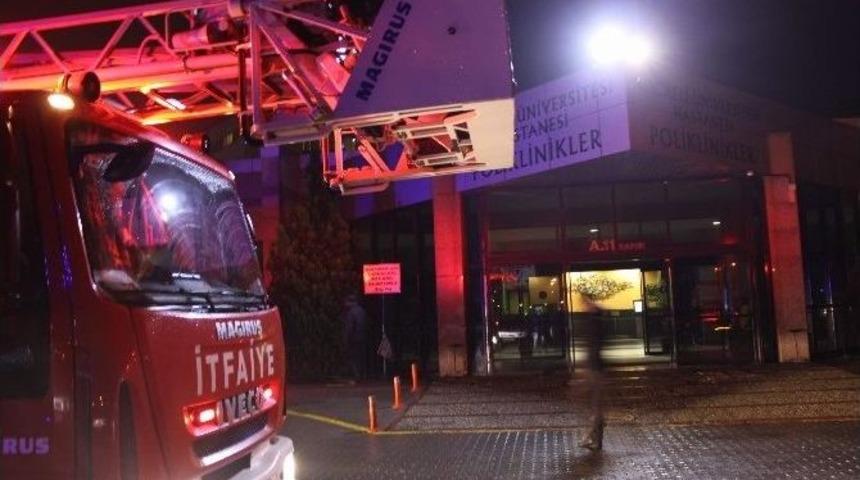 &Uuml;niversite Hastanesinde Patlama