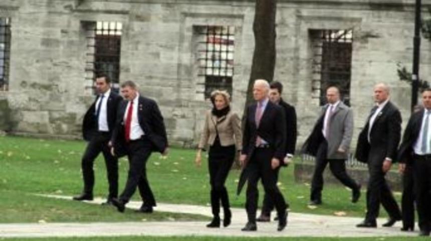 Biden &Ccedil;ifti S&uuml;leymaniye&rsquo;den Ayrıldı