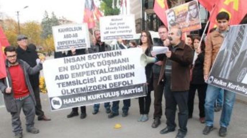 Başkent&rsquo;te Bıden Protestosu