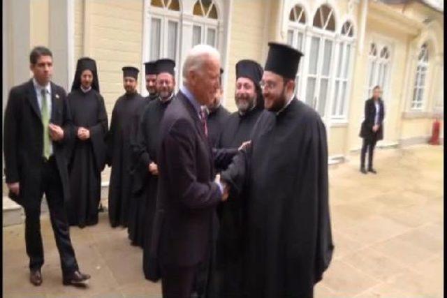 ABD BAŞKAN YARDIMCISI BİDEN, BARTHOLOMEOS U ZİYARET ETTİ (2) 1