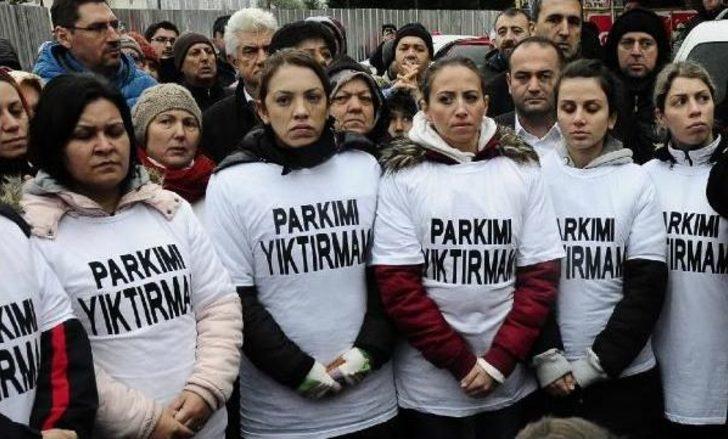 PARKA, OKUL YAPILMASINI PROTESTO ETTİLER
