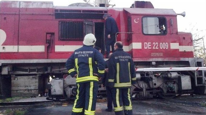 Yolcu Treninde Yangın