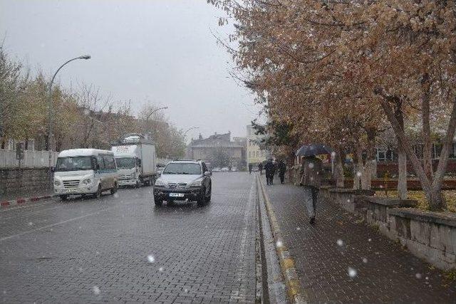 Muş&rsquo;ta Kar Yağışı 1