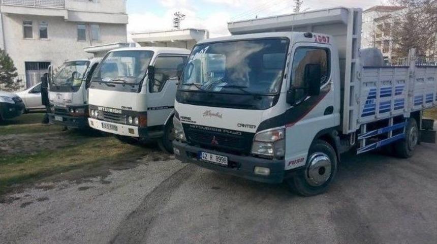 Cihanbeyli&rsquo;de S&uuml;t Toplama Ara&ccedil;larına Mobil Takip