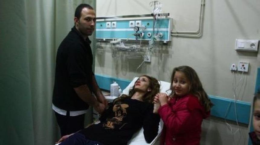 GEN&Ccedil; KIZ, NİŞAN Y&Uuml;Z&Uuml;Ğ&Uuml; TAKILDIKTAN SONRA BAYILIP HASTANELİK OLDU