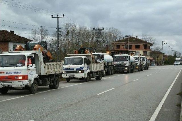 İlkadım&rsquo;dan Terme&rsquo;ye Yardım Eli 3