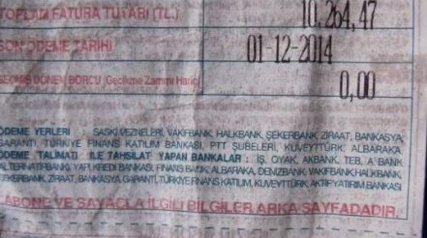 Vezirk&ouml;pr&uuml;&rsquo;de Y&uuml;ksek Su Faturaları