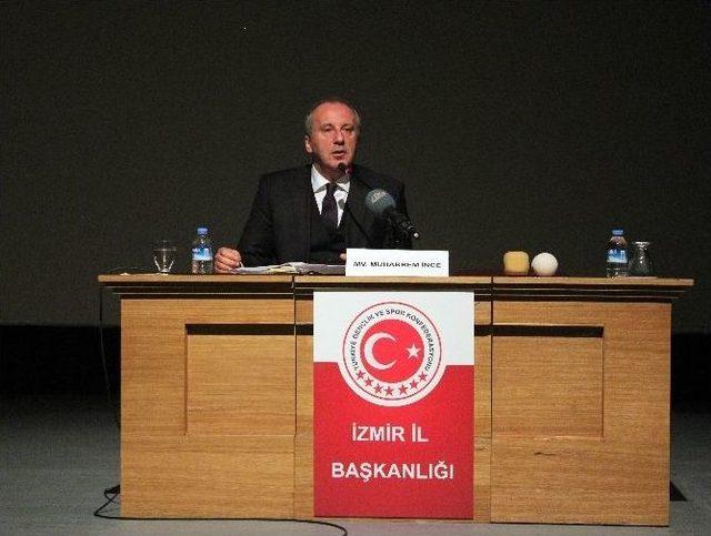 Chp Yalova Milletvekili Muharrem İnce: