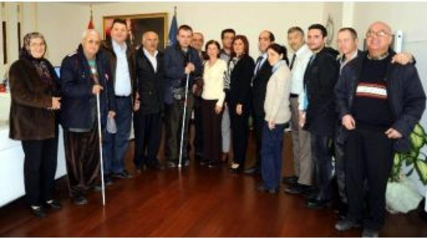 Engellilerden Başkan &Ccedil;er&ccedil;ioğlu&rsquo;na Teşekk&uuml;r
