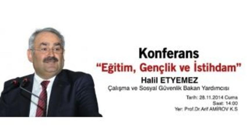 &Ccedil;alışma Ve Sosyal G&uuml;venlik Bakan Yardımcısı Sayın Halil Etyemez, Be&uuml;&rsquo;n&uuml;n Konuğu Olacak