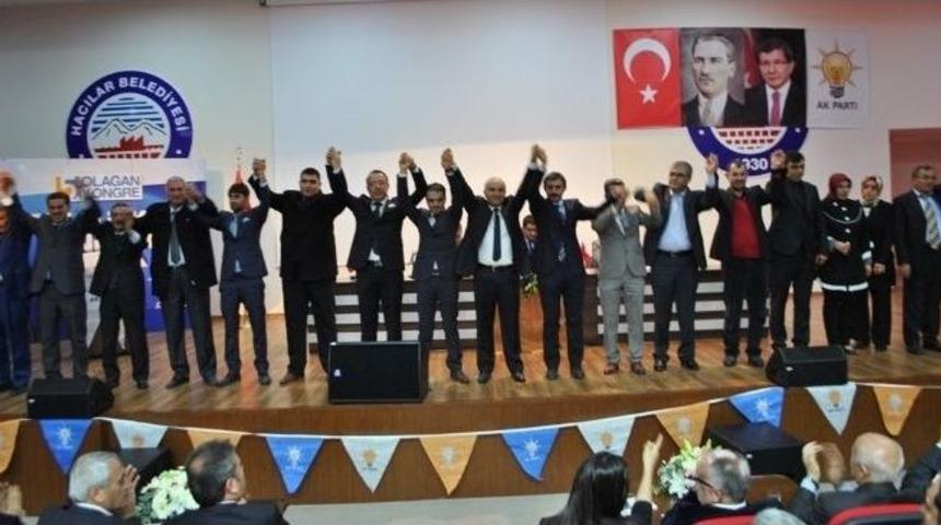 Ak Parti Hacılar İl&ccedil;e Kongresi Yapıldı